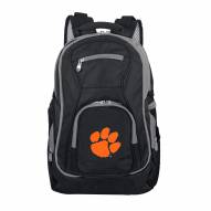 NCAA Clemson Tigers Colored Trim Premium Laptop Backpack