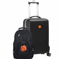 Clemson Tigers Deluxe 2-Piece Backpack & Carry-On Set