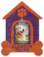 Clemson Tigers Dog Bone House Clip Frame