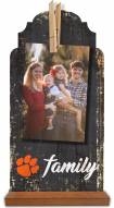 Clemson Tigers Family Tabletop Clothespin Picture Holder