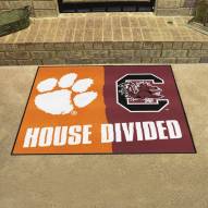 Clemson Tigers/South Carolina Gamecocks House Divided Mat