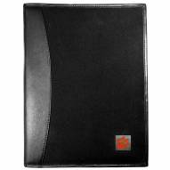 Clemson Tigers Leather and Canvas Padfolio