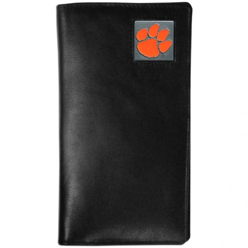 Clemson Tigers Leather Tall Wallet