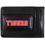 Clemson Tigers Logo Leather Cash and Cardholder