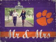 Clemson Tigers Mr. & Mrs. Clip Frame