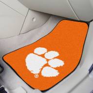 Clemson Tigers Orange 2-Piece Carpet Car Mats