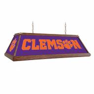 Clemson Tigers Premium Wood Pool Table Light