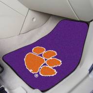 Clemson Tigers Purple 2-Piece Carpet Car Mats