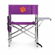 Clemson Tigers Purple Sports Folding Chair