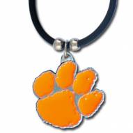 Clemson Tigers Rubber Cord Necklace
