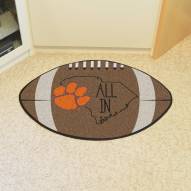 Clemson Tigers Southern Style Football Floor Mat