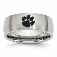 Clemson Tigers Stainless Steel Laser Etch Ring