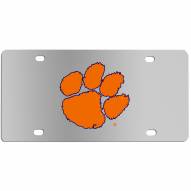 Clemson Tigers Steel License Plate Wall Plaque