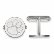 Clemson Tigers Sterling Silver Cuff Links