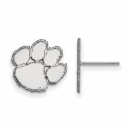 Clemson Tigers Sterling Silver Small Post Earrings