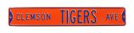 Clemson Tigers Street Sign