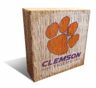 Clemson Tigers Team Logo Block