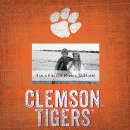 Clemson Tigers Team Name 10" x 10" Picture Frame