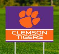 Clemson Tigers Team Name Yard Sign