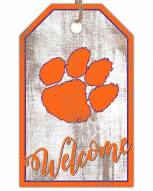 Clemson Tigers Welcome Team Tag 11" x 19" Sign