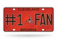 Cleveland Browns #1 Fan License Plate