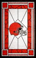 Cleveland Browns 11" x 19" Stained Glass Sign