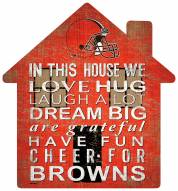 Cleveland Browns 12" House Sign