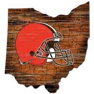 Cleveland Browns 12" Roadmap State Sign