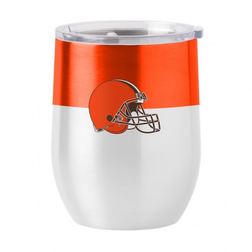Cleveland Browns 16 oz. Gameday Stainless Curved Beverage Tumbler