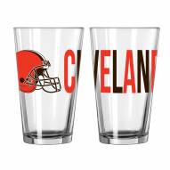 Cleveland Browns 16 oz. Overtime Pint Glass