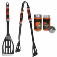 Cleveland Browns 2 Piece BBQ Set with Tailgate Salt & Pepper Shakers