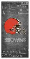 Cleveland Browns 6" x 12" Chalk Playbook Sign