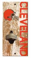 Cleveland Browns 6" x 12" Distressed Bottle Opener
