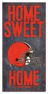 Cleveland Browns 6" x 12" Home Sweet Home Sign