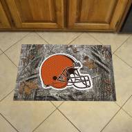 Cleveland Browns Camo Scraper Door Mat