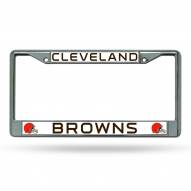 Cleveland Browns Chrome License Plate Frame