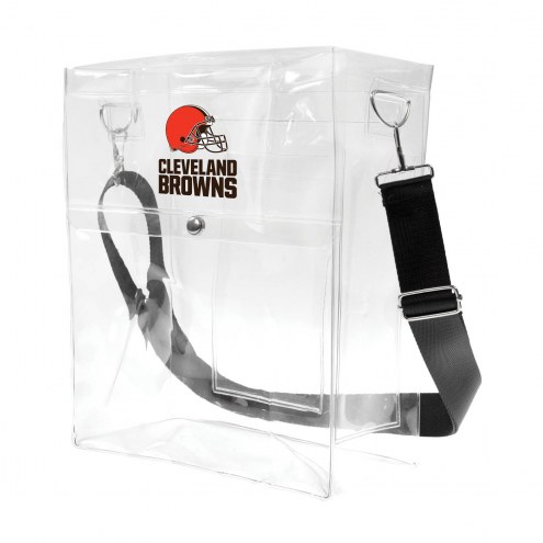 Cleveland Browns Clear Ticket Satchel