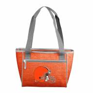 Cleveland Browns Crosshatch 16 Can Cooler Tote