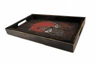 Cleveland Browns Distressed Team Color Tray