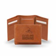 Cleveland Browns Embossed Tri-Fold Wallet