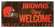 Cleveland Browns Fans Welcome Sign