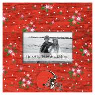 Cleveland Browns Floral 10" x 10" Picture Frame