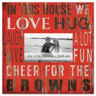 Cleveland Browns In This House 10" x 10" Picture Frame