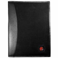 Cleveland Browns Leather and Canvas Padfolio
