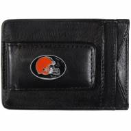 Cleveland Browns Leather Cash & Cardholder