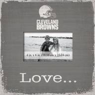 Cleveland Browns Love Picture Frame