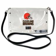 Cleveland Browns Clear Envelope Purse