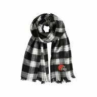 Cleveland Browns Plaid Blanket Scarf