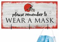 Cleveland Browns Please Wear Your Mask Sign