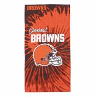 Cleveland Browns Pyschedelic Beach Towel
